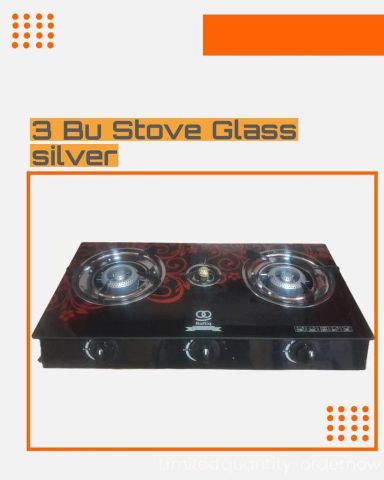 2 Burner Gas Stove Glass Surface
