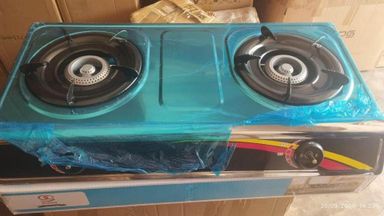 2 Burner Gas Stove Glass Surface