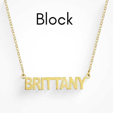 Custom/Personalized Nameplate Necklace