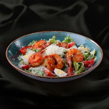 Caesar with shrimps