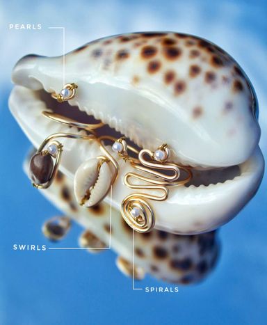 Cowrie Ring Sets