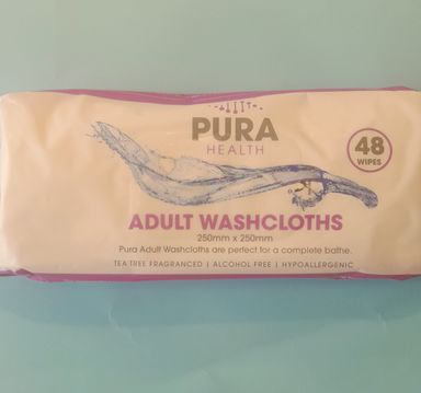 Washcloths Adult 250x250mm x48