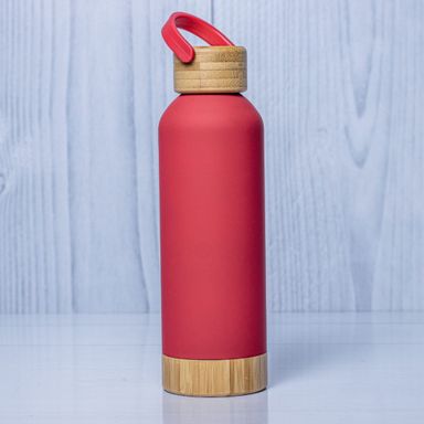 Stainless Steel Bamboo Water Bottle