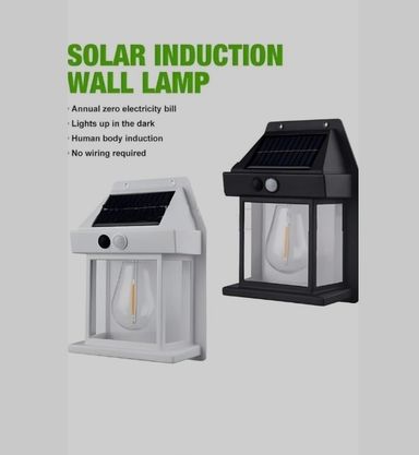 Solar LED wall light