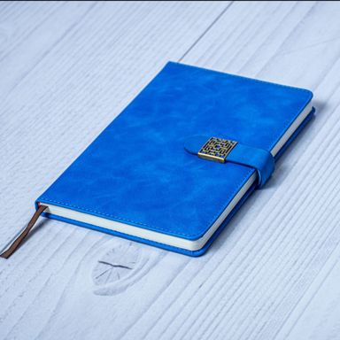 A5 Checked Buckle Notebook