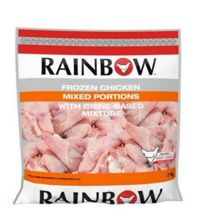 Rainbow Frozen Chicken Mixed Portions 2kg