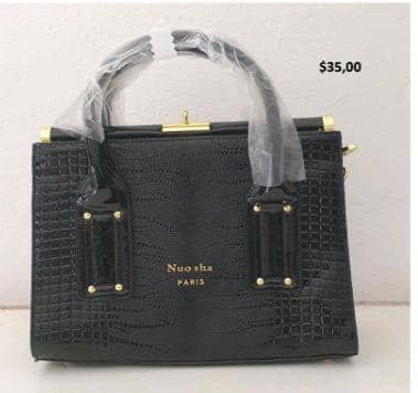 Nuosha paris black handbag