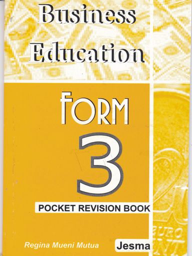 KCSE Business Studies Form 3 Pocket Note Book