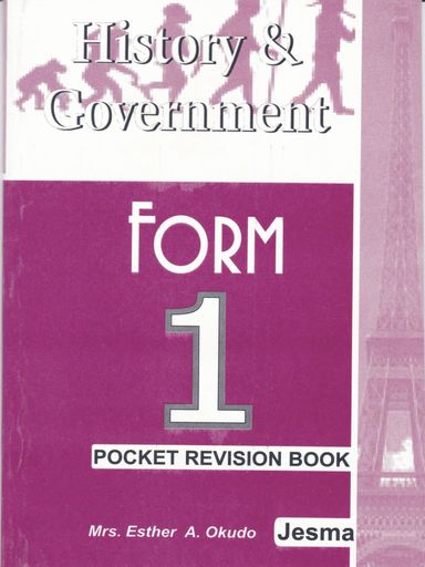 KCSE History Form 1 Pocket Note Book