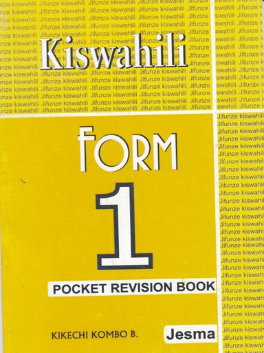 KCSE Kiswahili Form 1 Pocket Note Book