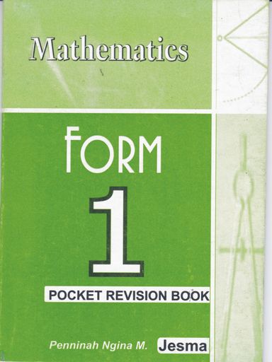 KCSE Maths Form 1 Pocket Note Book