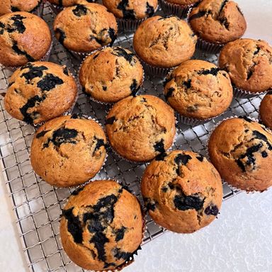 Blueberry Banana Muffins