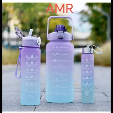 3 piece water bottle set