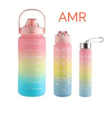 3 piece water bottle set