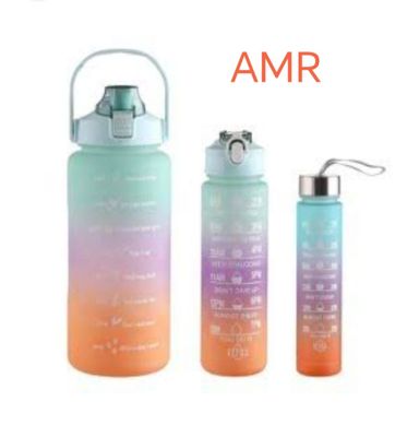 3 piece water bottle set