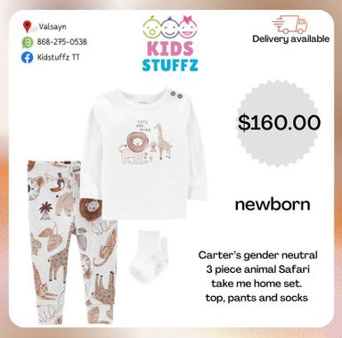 Carter Baby Neutral take me home 3-piece set 