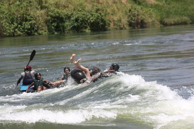 White water tubing 