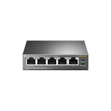 TL-SG1005P 5-Port Gigabit Desktop Switch with 4-Port PoE