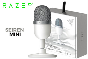 Razer Seiren Mini USB Condenser Microphone for Streaming - Mercury