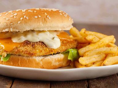 Fish Sandwich with Fries 