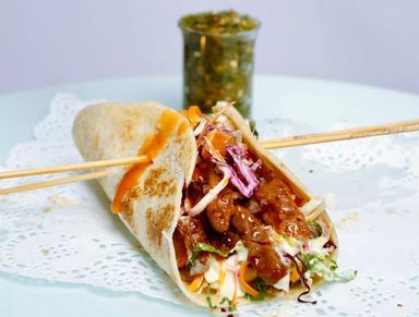 Sweet Chilli Pork Wrap