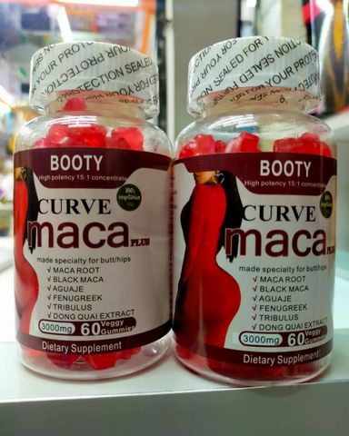 Maca curve booty gummies 