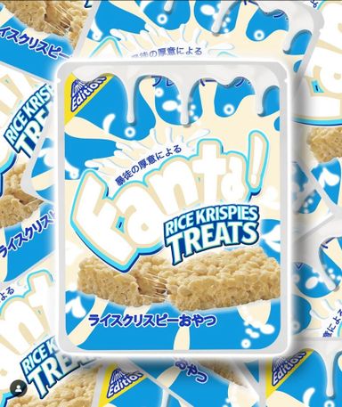 Fanta Rice 🍚 Krispies treats 