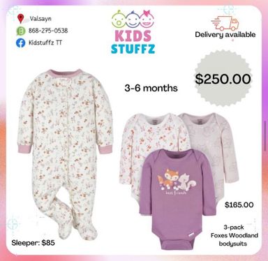 Gerber baby girl 3-6 months onesies/ sets 