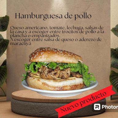 Hamburguesa de pollo 