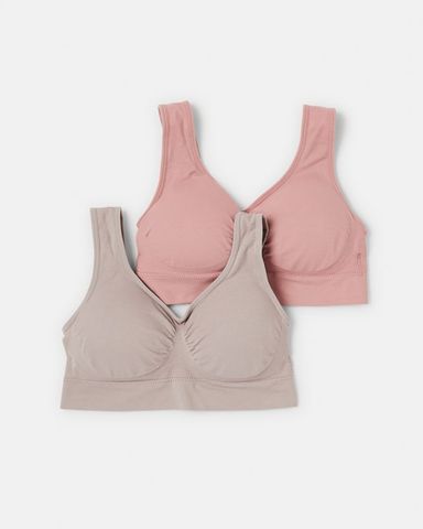 2 Pack Wirefree Seamfree Crop