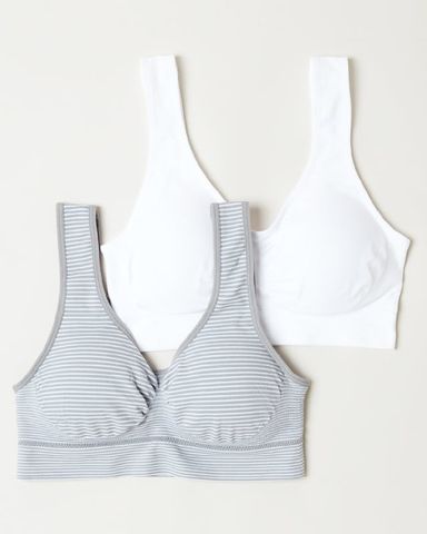 2 Pack Wirefree Seamfree Crop