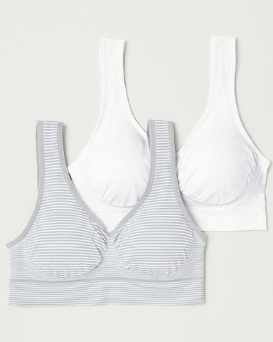 2 Pack Wirefree Seamfree Crop