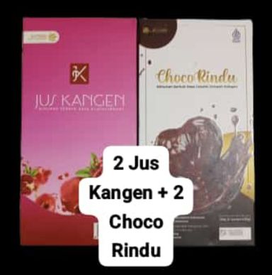 2 Jus Kangen + 2 Choco Rindu