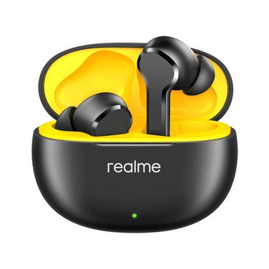 realme Buds T110 with AI ENC for Calls, Upto 38 Hours of Playback and Fast Charging Bluetooth Headset (Punk Black, True Wireless)