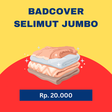 Cuci badcover selimut jumbo