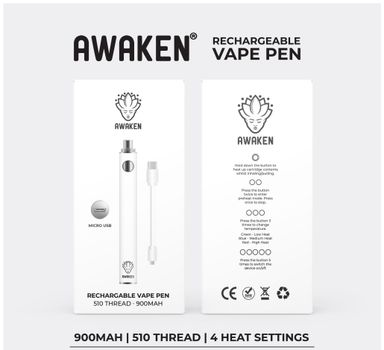 Awaken Vape Pen - White