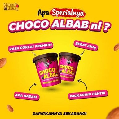 Choco Albab Pink Tub 250g 