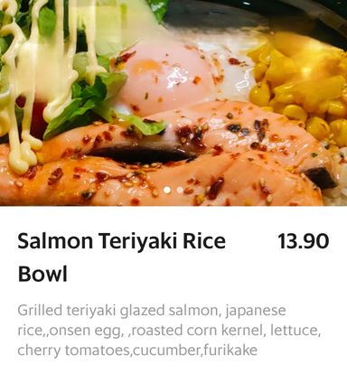 Salmon Teriyaki Rice Bowl 