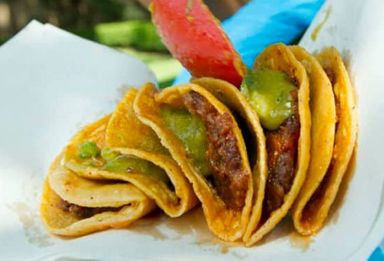 Taco de Papa con Longaniza