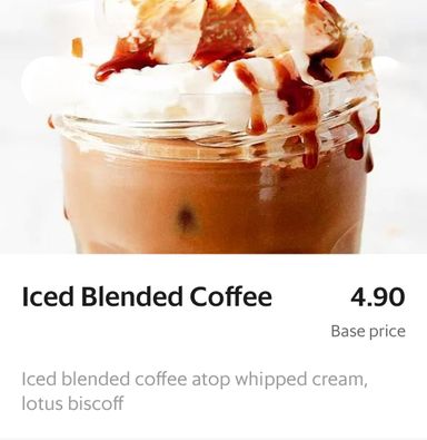 Iced Blended Coffee 