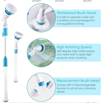 electric cleaning brush telescopic