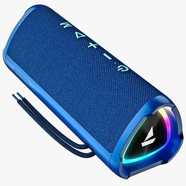 BoAt Stone 750 with up to 12 HRS Playtime, LEDs & TWS Feature 12 W Bluetooth Speaker  (Marine Blue)