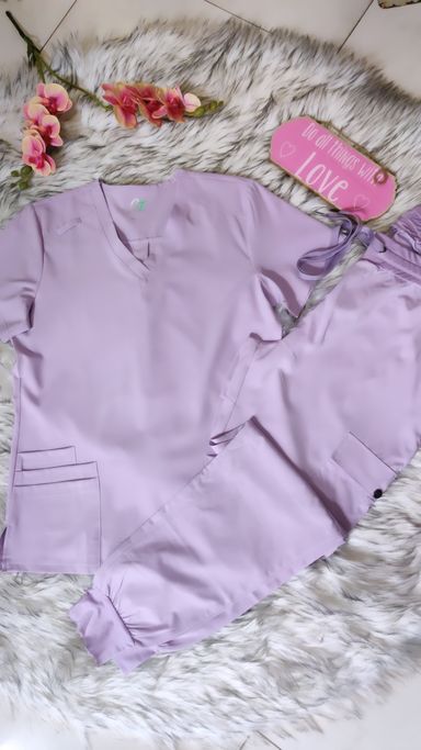 Lilac Scrub Set