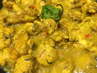 Curry chicken