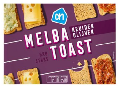 Melba toast met kruiden