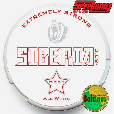 Siberia -80 Slim White Dry Snus 24.75mg/p