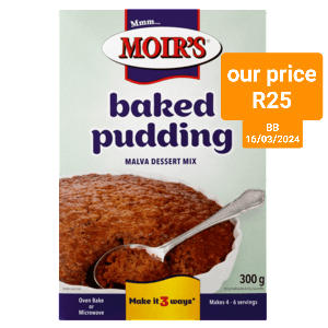 Moir's baked pudding malva dessert mix 300g