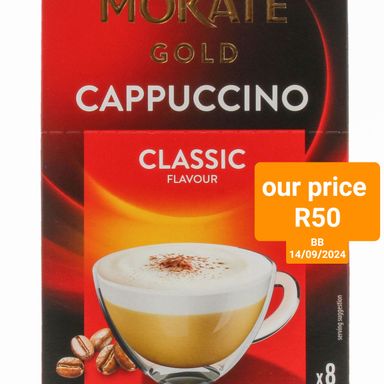 MOKATE GOLD CAPPUCCINO 12.5g x 8