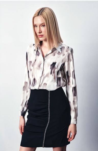 Abstract blouse