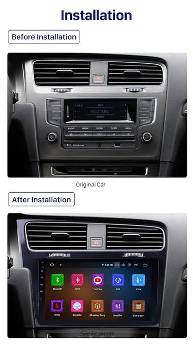 VW GOLF 7, R, GTI, TSI HIGH SPEC ANDROID RADIO 